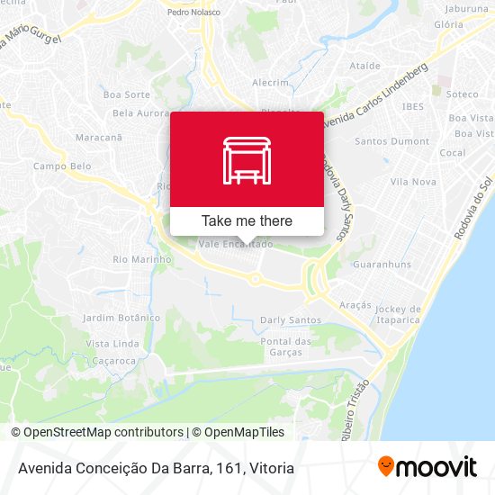Avenida Conceição Da Barra, 161 map
