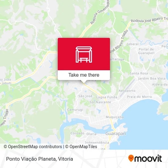 Ponto Viação Planeta map