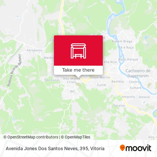 Avenida Jones Dos Santos Neves, 395 map