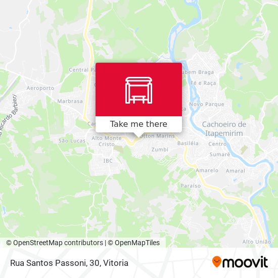 Rua Santos Passoni, 30 map