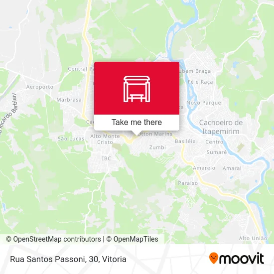 Rua Santos Passoni, 30 map