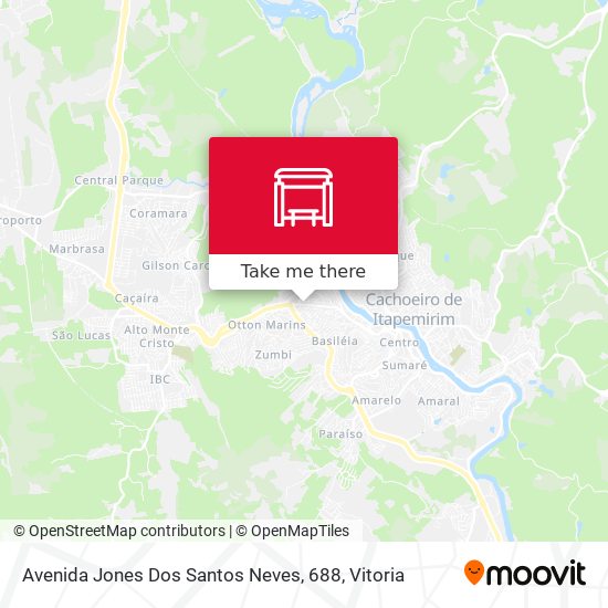 Mapa Avenida Jones Dos Santos Neves, 688