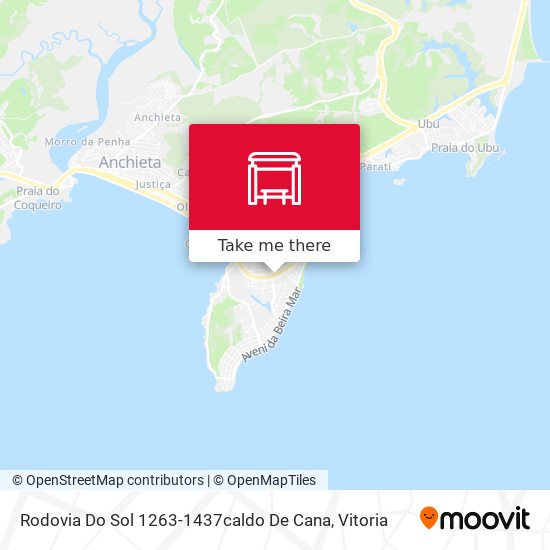 Rodovia Do Sol 1263-1437caldo De Cana map