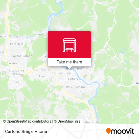 Mapa Cartório Braga