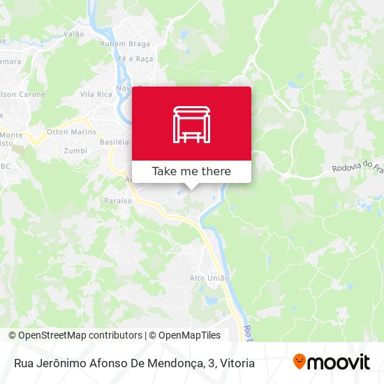 Rua Jerônimo Afonso De Mendonça, 3 map