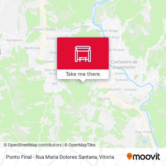 Ponto Final - Rua Maria Dolores Santana map