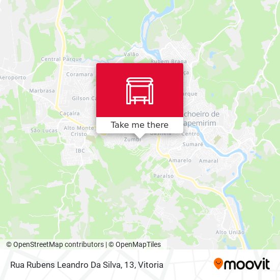 Rua Rubens Leandro Da Silva, 13 map