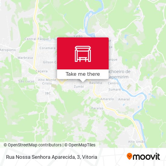 Rua Nossa Senhora Aparecida, 3 map
