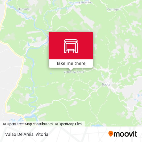Valão De Areia map
