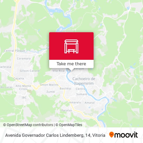 Avenida Governador Carlos Lindemberg, 14 map