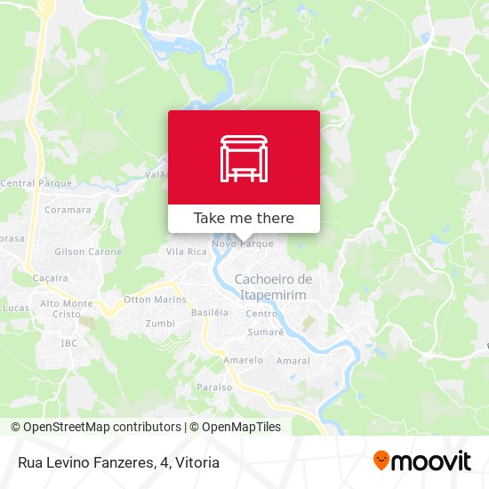 Rua Levino Fanzeres, 4 map