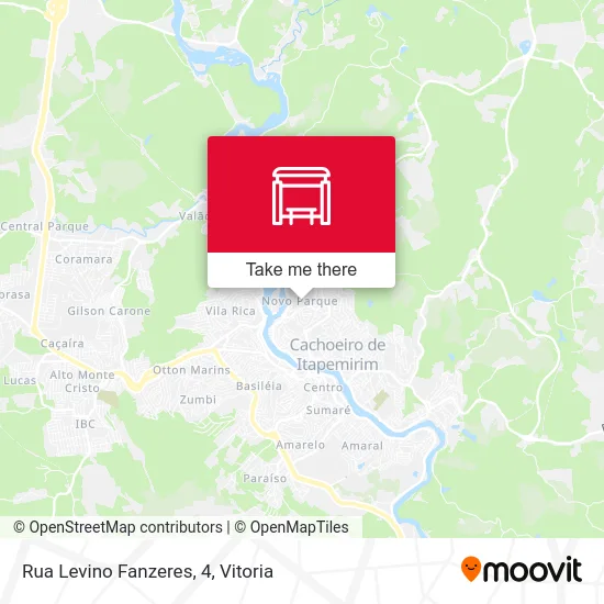 Rua Levino Fanzeres, 4 map