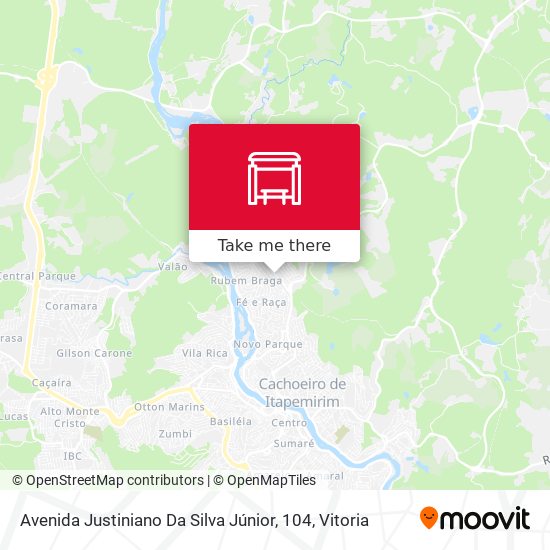 Avenida Justiniano Da Silva Júnior, 104 map