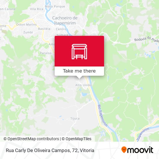 Rua Carly De Oliveira Campos, 72 map