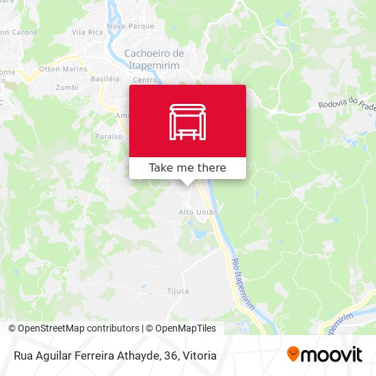 Rua Aguilar Ferreira Athayde, 36 map