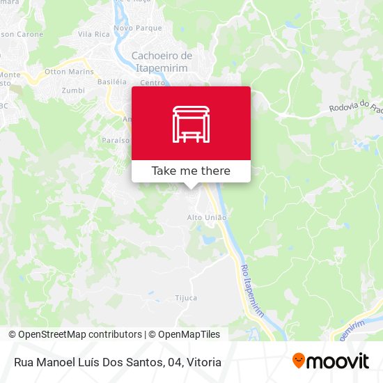 Rua Manoel Luís Dos Santos, 04 map