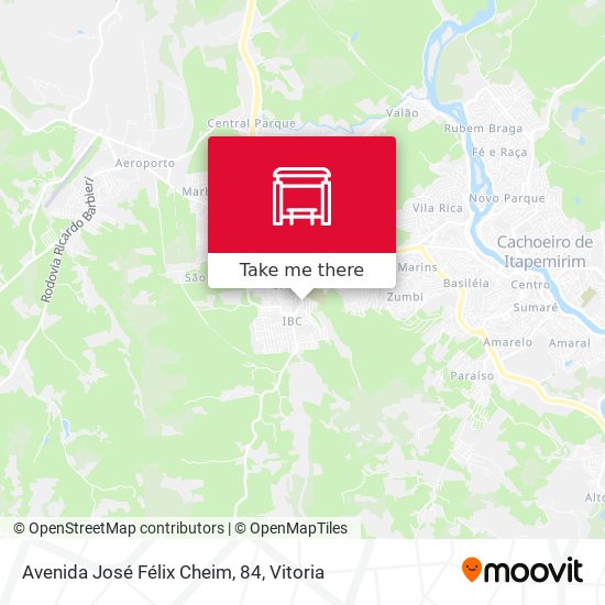 Avenida José Félix Cheim, 84 map