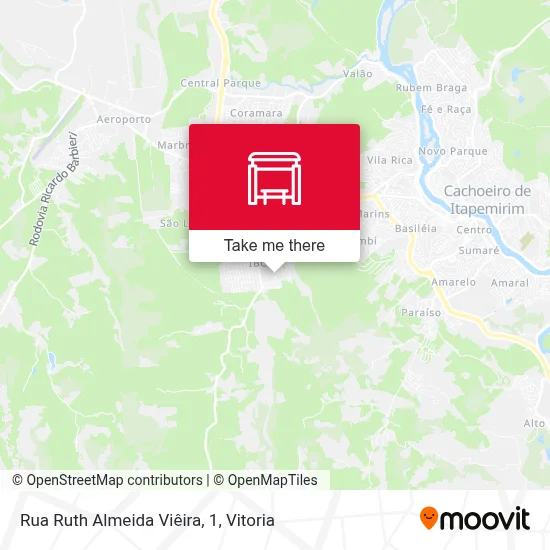 Rua Ruth Almeida Viêira, 1 map