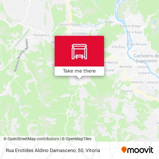 Rua Erotides Aldino Damasceno, 50 map