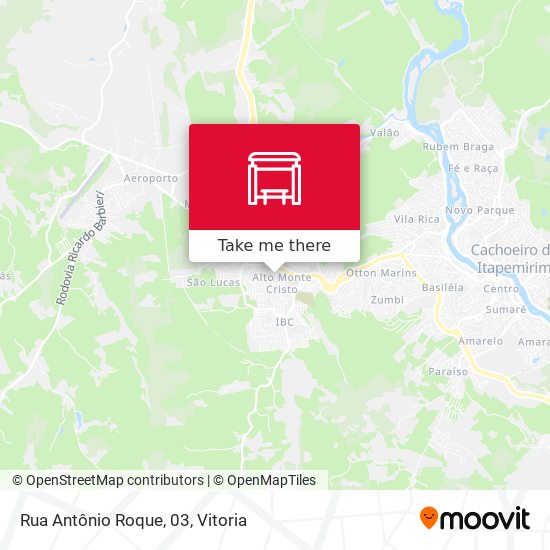 Rua Antônio Roque, 03 map