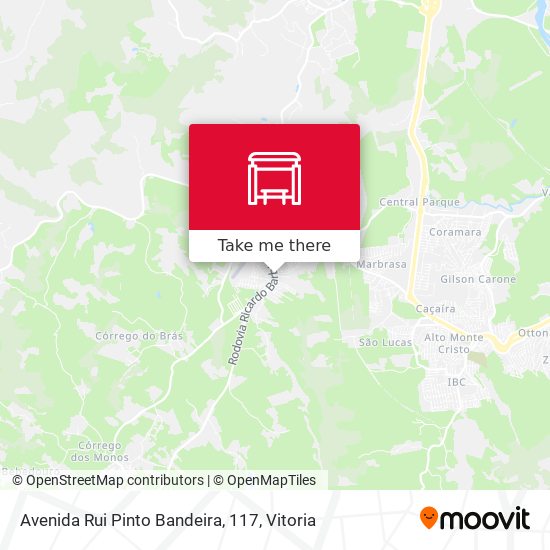 Avenida Rui Pinto Bandeira, 117 map
