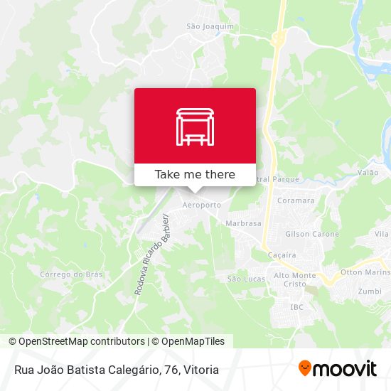 Rua João Batista Calegário, 76 map