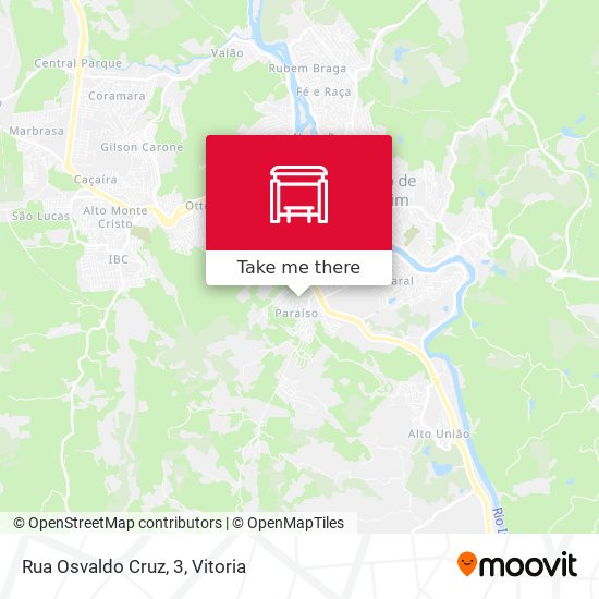 Rua Osvaldo Cruz, 3 map