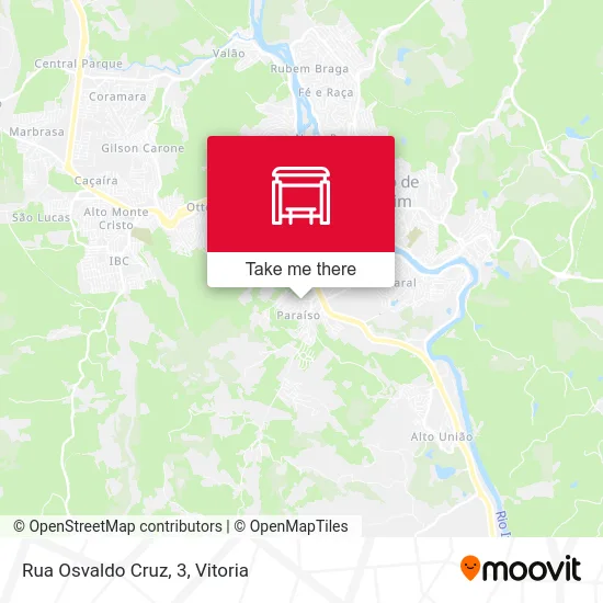 Rua Osvaldo Cruz, 3 map