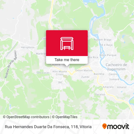 Rua Hernandes Duarte Da Fonseca, 118 map