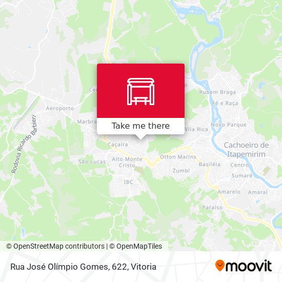 Rua José Olímpio Gomes, 622 map