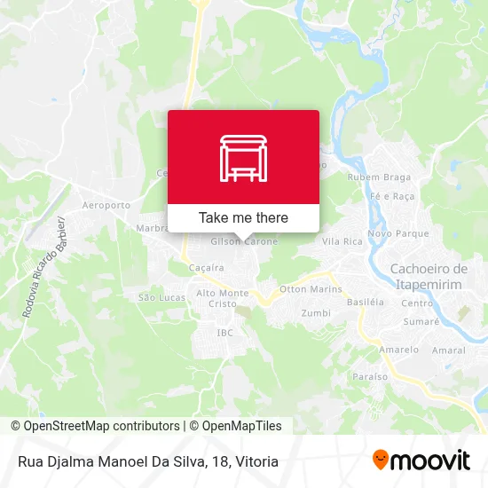 Rua Djalma Manoel Da Silva, 18 map