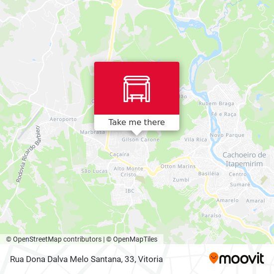 Rua Dona Dalva Melo Santana, 33 map