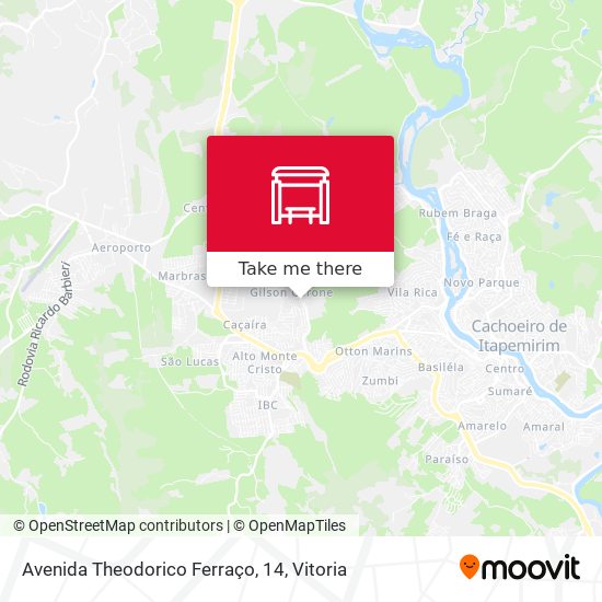 Avenida Theodorico Ferraço, 14 map