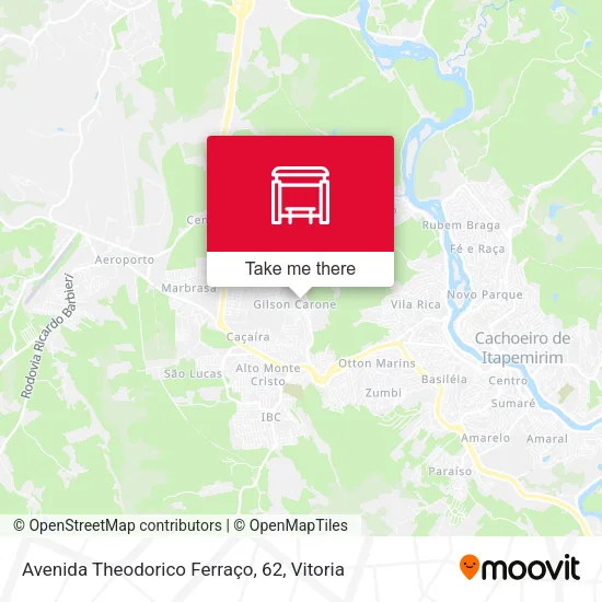 Avenida Theodorico Ferraço, 62 map