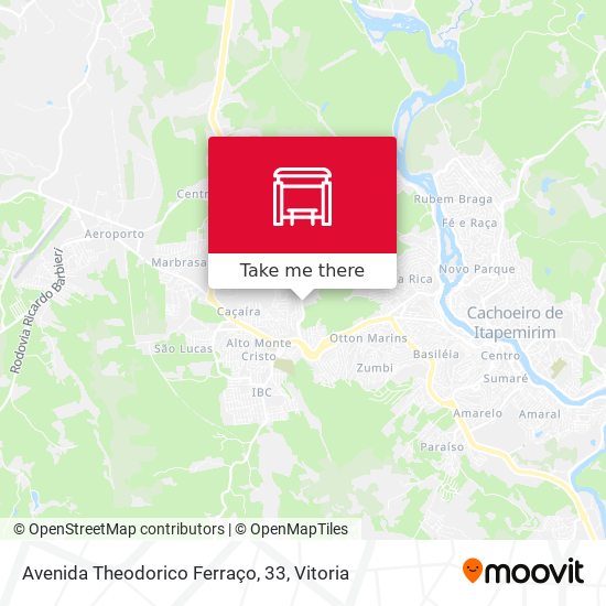 Avenida Theodorico Ferraço, 33 map
