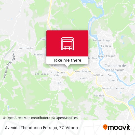 Avenida Theodorico Ferraço, 77 map