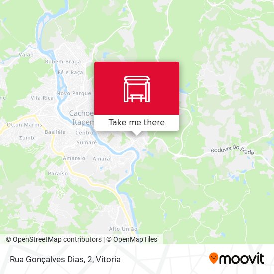 Rua Gonçalves Dias, 2 map