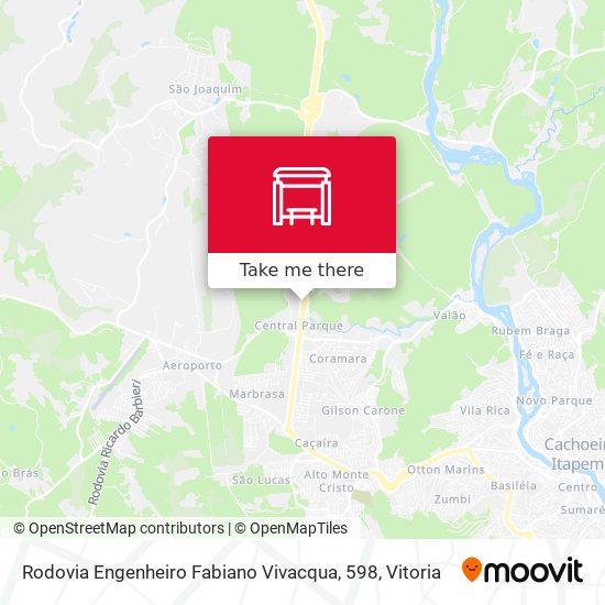 Rodovia Engenheiro Fabiano Vivacqua, 598 map