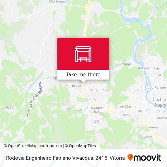 Mapa Rodovia Engenheiro Fabiano Vivacqua, 2415