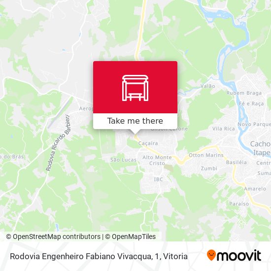 Rodovia Engenheiro Fabiano Vivacqua, 1 map