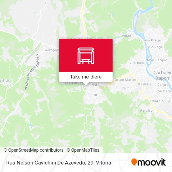 Rua Nelson Cavichini De Azevedo, 29 map