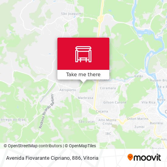 Avenida Fiovarante Cipriano, 886 map