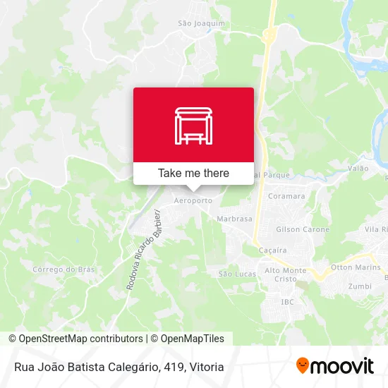 Rua João Batista Calegário, 419 map