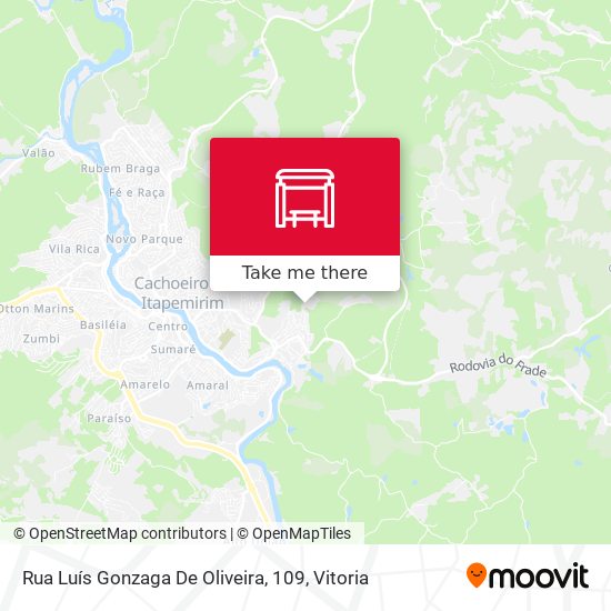 Rua Luís Gonzaga De Oliveira, 109 map