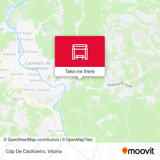 Cdp De Cachoeiro map