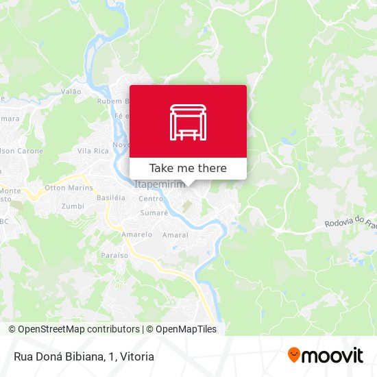 Rua Doná Bibiana, 1 map