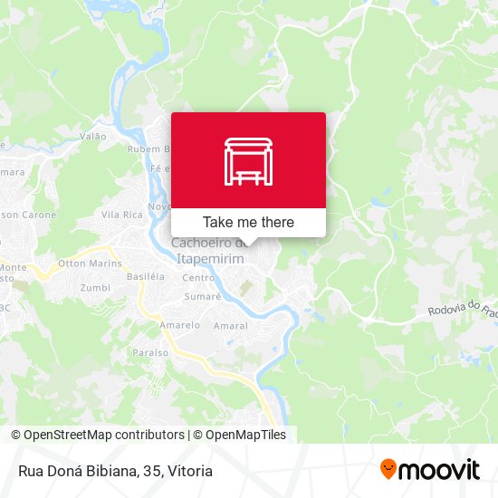 Rua Doná Bibiana, 35 map