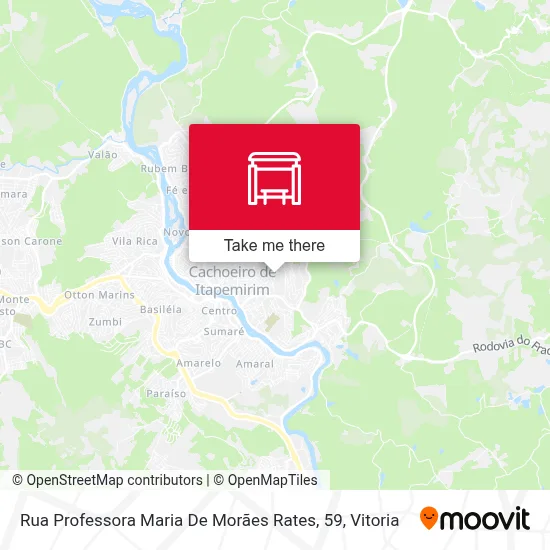 Rua Professora Maria De Morães Rates, 59 map