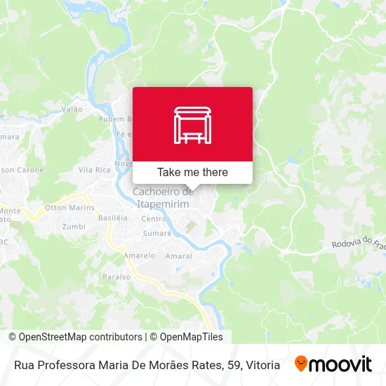 Rua Professora Maria De Morães Rates, 59 map