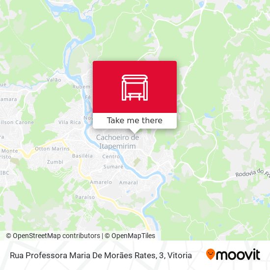 Rua Professora Maria De Morães Rates, 3 map